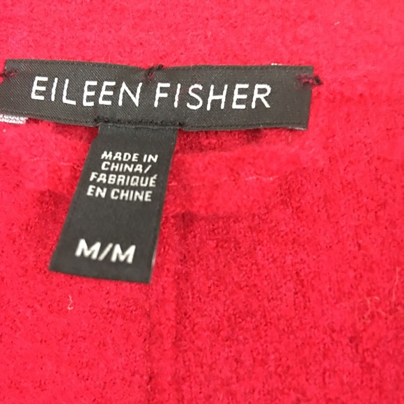 Eileen Fisher Notch Collar Wool Jacket Cardigan - Picture 5 of 5